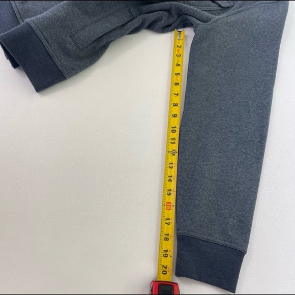 🌟Sold BANANA REPUBLIC long sleeve sweater Men’s shirt jacket sweater Blue zipXL - Picture 7 of 9